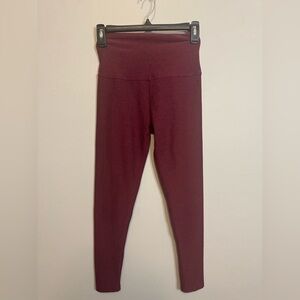 Beyond Yoga Burgundy Leggings